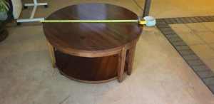 large round coffee table, square coffee table, small plastic table