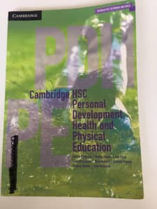 Cambridge HSC PDHPE textbook for year12