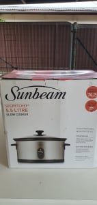 Sunbeam secretchef 5.5 Ltr slow cooker