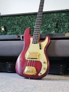 Fender Precision Bass 1963 Cherry Red Refinish