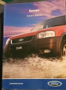 **SOLD**FORD 2003 ZA ESCAPE OWNERS MANUAL