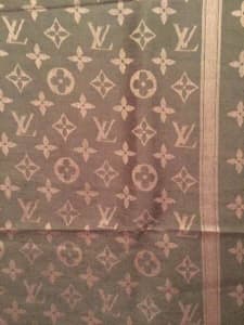 LOUIS VUITTON Monogram Cashmere and Silk Scarf/Shawl