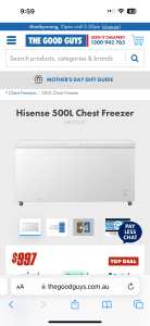 500L Chest Freezer
