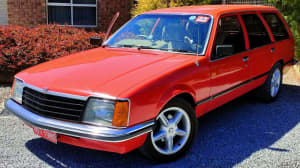 1980 HOLDEN COMMODORE L 4 SP MANUAL 4D WAGON, 5 seats VC