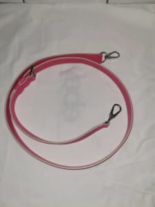 Authentic Louis Vuitton pink leather adjustable strap