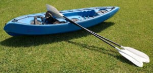2 x kayaks - blue and pink (used)