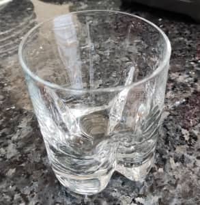 Crystal Whiskey Glass Tumbler x 6