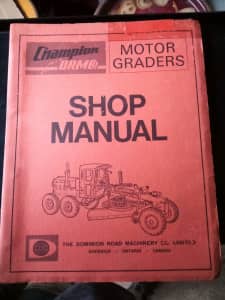 1972 DRMCo Champion Motor Graders - Workshop Manual 