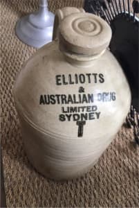 Elliot’s & Australia Drugs limited Demijohn