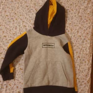 Bad boy boys hooded hoodie jumper size 4 to 5