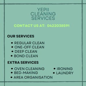 Yepii Cleaning Service NT