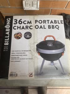 Portable charcoal BBQ