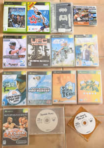 XBox Games 15, Original box, Leads, Remote, Owners manual