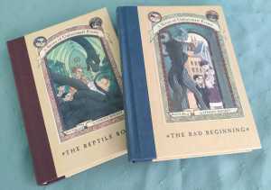 Books 1 and 2 of: A Series of Unfortunate Events