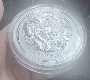 1kg Kilo Dragon - Perth Mint - 999 Silver Bullion Coin 