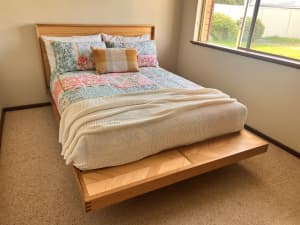 Solid Timber Floating bed