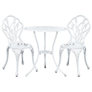 Gardeon 3PC Outdoor Setting Bistro Set Chairs Table Cast Aluminum Pat