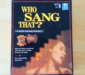 Who Sang That? - Jigsaw / Quiz combo - bargain price as missing pieces