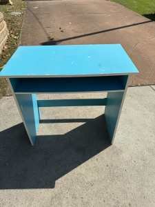 Free kids table and cube shelf