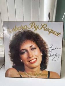 1985* SIGNED* Barbara Bellamy 'Barbara By Request' Vinyl Record