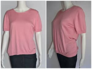 OLSEN Pink Silk Top - Size US12, AU16 - EUC
