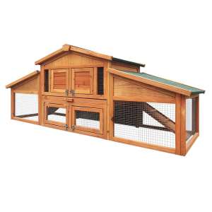 i.Pet Chicken Coop Rabbit Hutch 169cm x 52cm x 72cm Large House Outdo