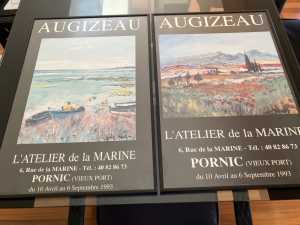 French Framed Pictures x 2