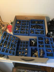 Warhammer 40K Dark Angels Complete Army Including the Lion.