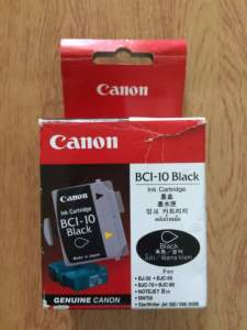 New Genuine Canon BCI-10 Black Ink Cartridge 3 Cartridges