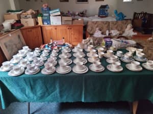 Lots of cups and saucers for $10 each two or three piece set