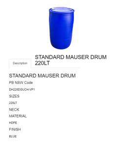 Best 220L Plastic Drum