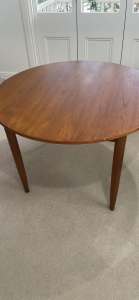 Mid century modern style dining table