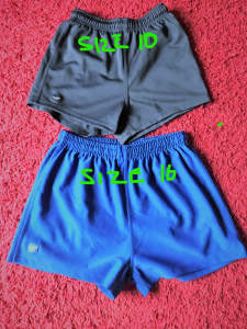 Sekem brand polyester football shorts- navy/royal blue-size 10&16 KIDS