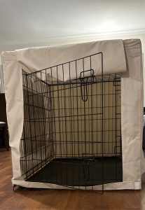 Extra Large Kmart dog crate and Cover (Price Negotiable )