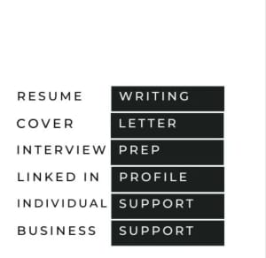 Resume writing & Cover letter support 