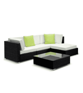 Gardeon 5 Piece Outdoor Furniture Set Wicker Sofa Lounge