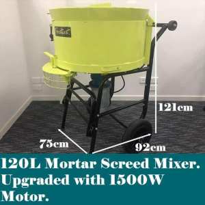 120L 1500W Portable Mortar Mixer Screed Mixer BM679