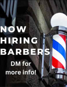 Experienced barber wanted In friendly barbershop!