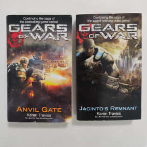 Gears Of War Books by Karen Traviss - Anvil Gate & Jacinto's Remnant