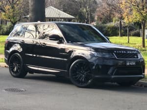 2019 Land Rover Range Rover Sport L494 20MY SE Black 8 Speed Sports Automatic Wagon