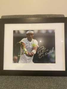 Rafael Nadal hand signed 8x10 photo