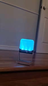 Portable colour changing lamp ideal for camping