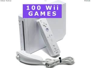 Nintendo Wii with 105 wii games 3000 Retro games