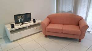 2 Seater Sofa & TV Unit - FREE