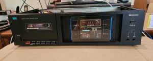 serviced! - Sansui D-55M stereo cassette deck player made in Japan
