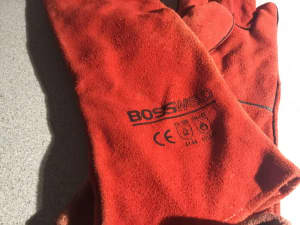Brand New Welding Gloves a Pair of LEFT HAND GLOVES by BossWeld