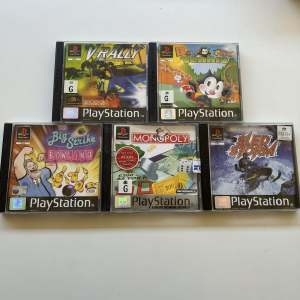 Ps1 games x 5 tested and working 