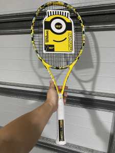 Wilson x minion tennis racket