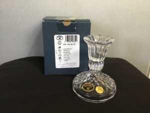 New Bohemia Crystal Candle Holder, Boxed.