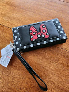 Brand New Black, Red & White Polka Dot Minnie Mouse Wallet